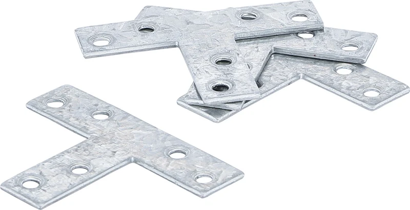 BGS DIY 80927 Satz T-Winkel 70 x 50 x 16mm 4 teilig