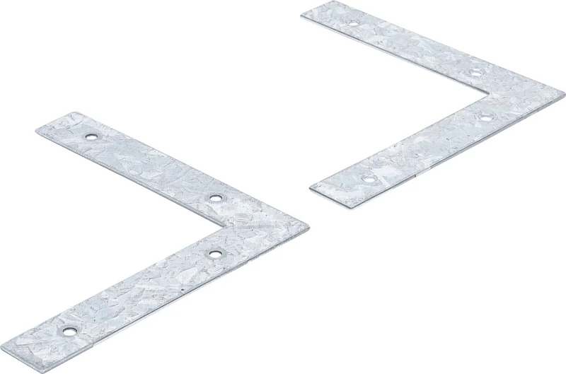 BGS DIY 80925 Satz L-Winkel 150 x 150 x 25mm 2 teilig