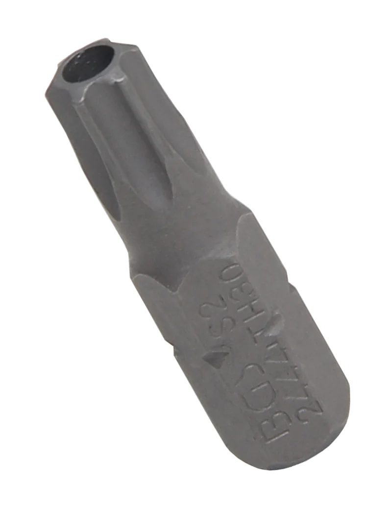BGS 2444 Biteinsatz T-Profil (für Torx) mit Bohrung T30 Länge 25mm Antrieb 6,3mm (1/4")
