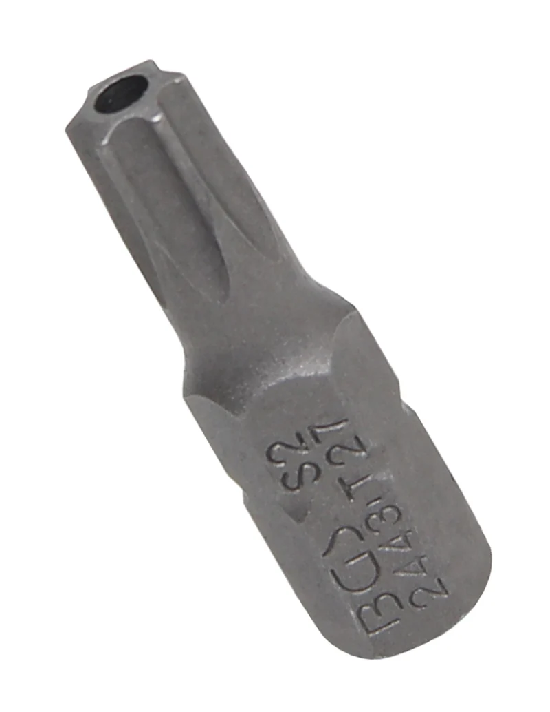 BGS 2443 Biteinsatz T-Profil (für Torx) mit Bohrung T27 Länge 25mm Antrieb 6,3mm (1/4")