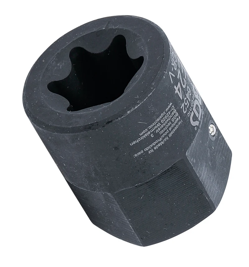 BGS 6452 Bremssattel Einsatz E-Profil (für Torx) E24 für MAN TGA Antrieb Außensechskant 30mm