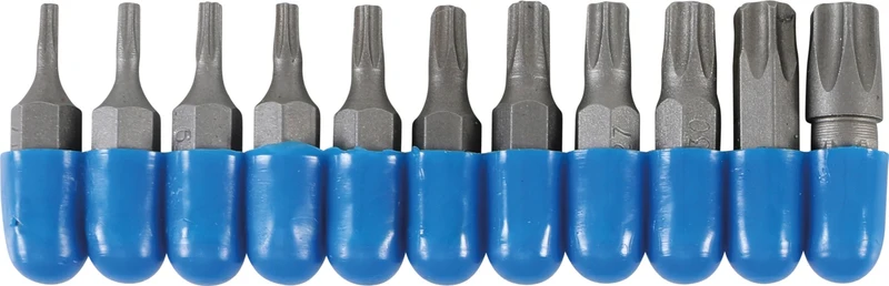 BGS 784 Satz Bits für Spezialschrauben Außensechskant 6,3mm (1/4") Abtrieb T-Profil (für Torx)