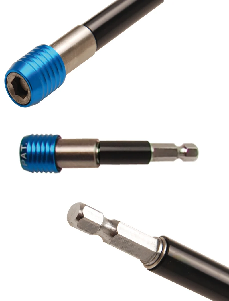 BGS 1734 Automatischer Bithalter mit Freilaufhülse Abtrieb Innensechskant 6,3mm (1/4") Länge 80mm