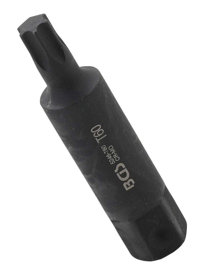 BGS 5246-T60 Bit Nuss Stecknuss T-Profil (für Torx) T60 Länge 100mm Antrieb Außensechskant 22mm