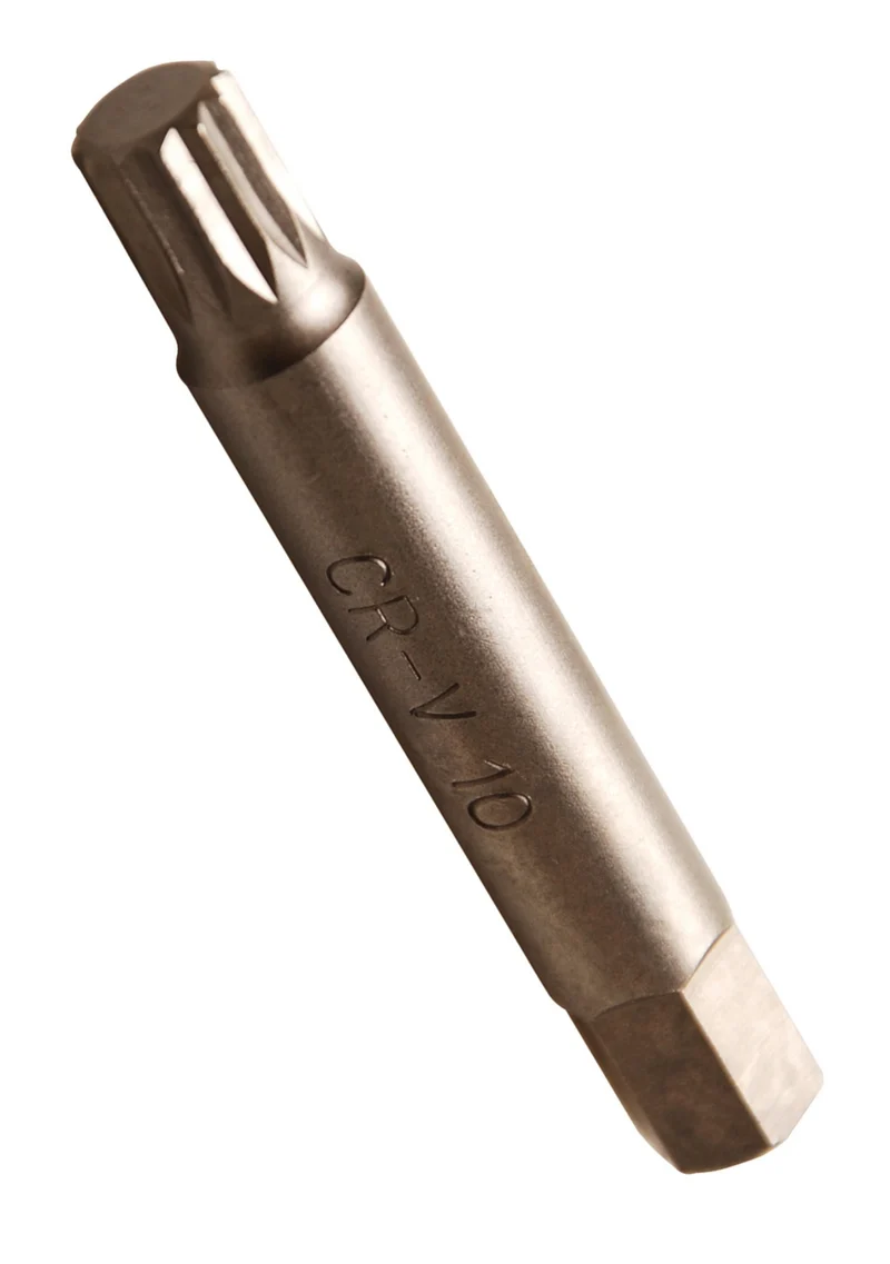 BGS 4246-M10 Bit Nuss Stecknuss Innenvielzahn (für XZN) M10 lang Antrieb Außensechskant 10mm (3/8")