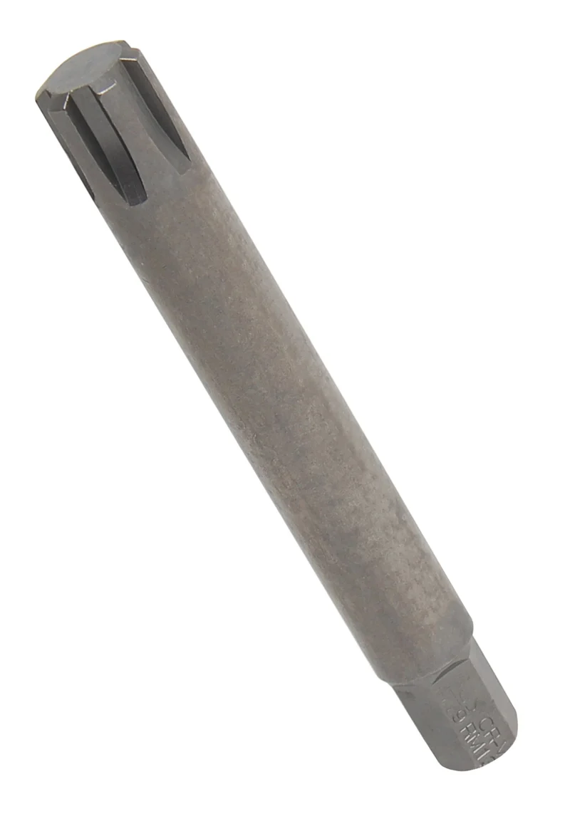BGS 4779 Bit Nuss Stecknuss Keil-Profil (für Ribe) M13 Länge 100mm Antrieb Außensechskant 10mm (3/8")