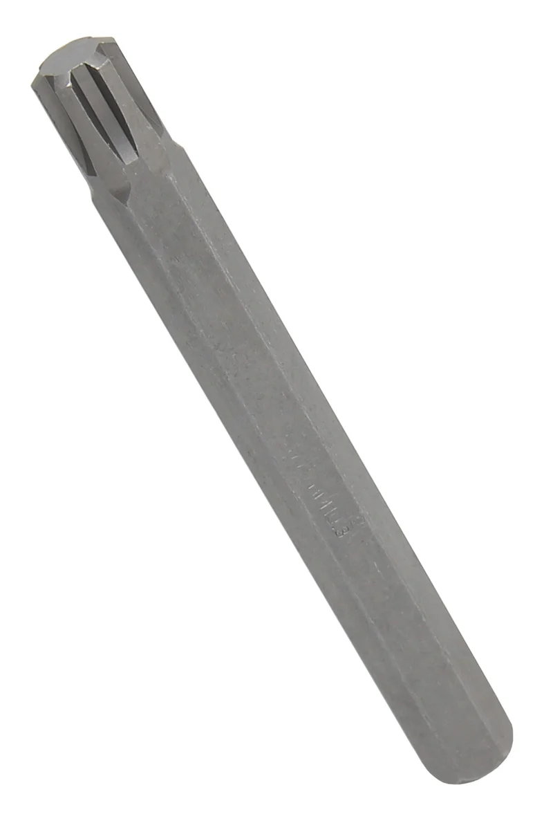 BGS 4776 Bit Nuss Stecknuss Keil-Profil (für Ribe) M10,3 Länge 100mm Antrieb Außensechskant 10mm (3/8")