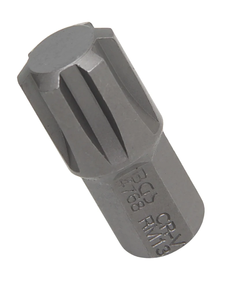 BGS 4768 Bit Nuss Stecknuss Keil-Profil (für Ribe) M13 Antrieb Außensechskant 10mm (3/8")