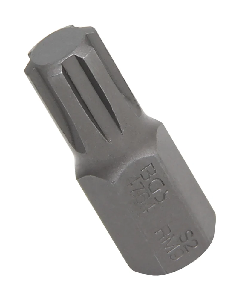 BGS 4764 Bit Nuss Stecknuss Keil-Profil (für Ribe) M9 Antrieb Außensechskant 10mm (3/8")