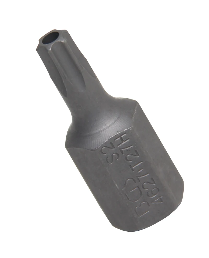 BGS 4627 Bit Nuss Stecknuss T-Profil (für Torx) mit Bohrung T27 Antrieb Außensechskant 10mm (3/8")