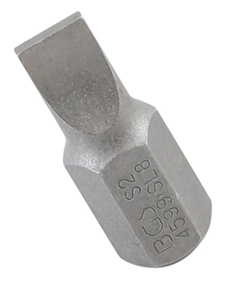 BGS 4599 Bit Nuss Stecknuss Schlitz 8mm Antrieb Außensechskant 10mm (3/8")