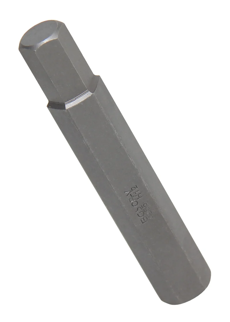BGS 4965 Bit Nuss Stecknuss Innensechskant 12mm HX12 Länge 75mm Antrieb Außensechskant 10mm (3/8")