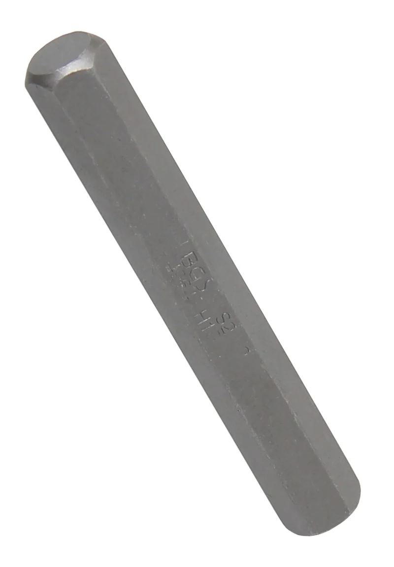 BGS 4964 Bit Nuss Stecknuss Innensechskant 10mm HX10 Länge 75mm Antrieb Außensechskant 10mm (3/8")
