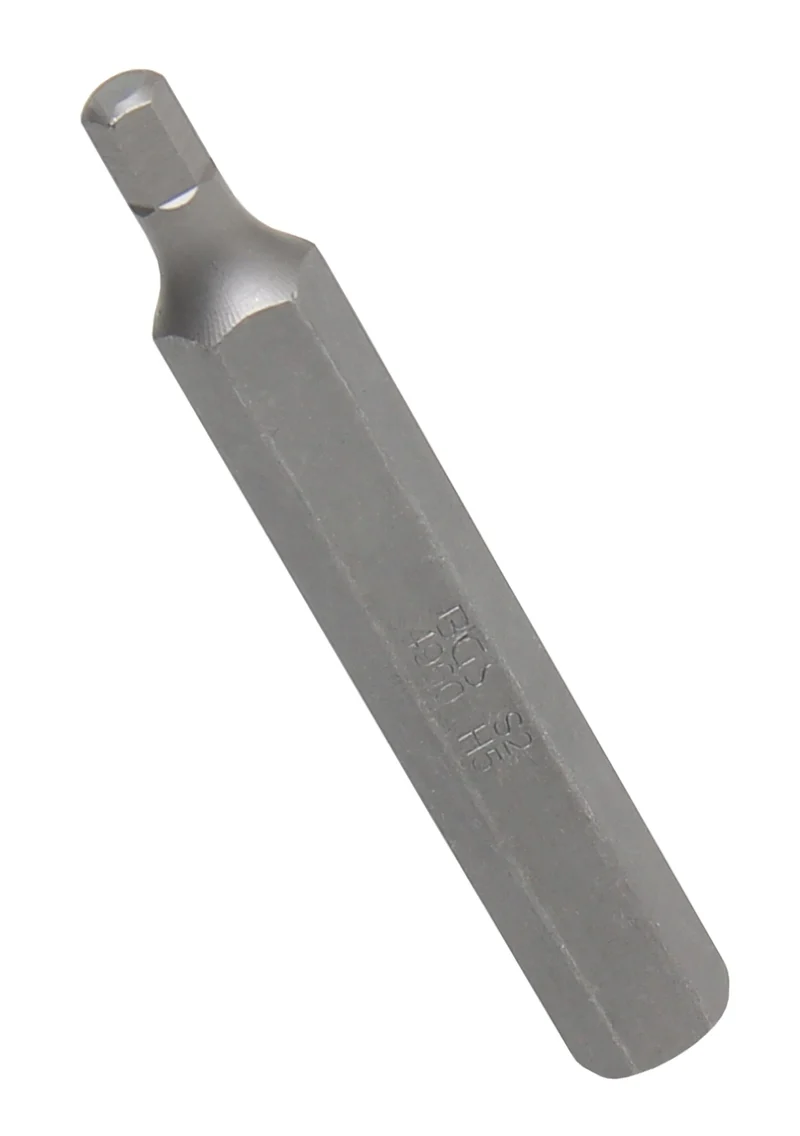 BGS 4960 Bit Nuss Stecknuss Innensechskant 5mm HX5 Länge 75mm Antrieb Außensechskant 10mm (3/8")