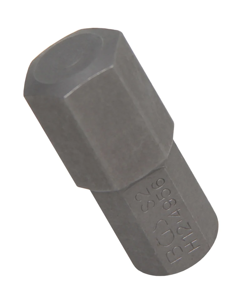 BGS 4956 Bit Nuss Stecknuss Innensechskant 12mm HX12 Antrieb Außensechskant 10mm (3/8")