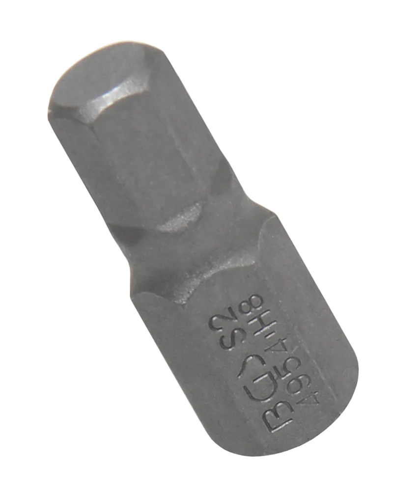 BGS 4954 Bit Nuss Stecknuss Innensechskant 8mm HX8 Antrieb Außensechskant 10mm (3/8")