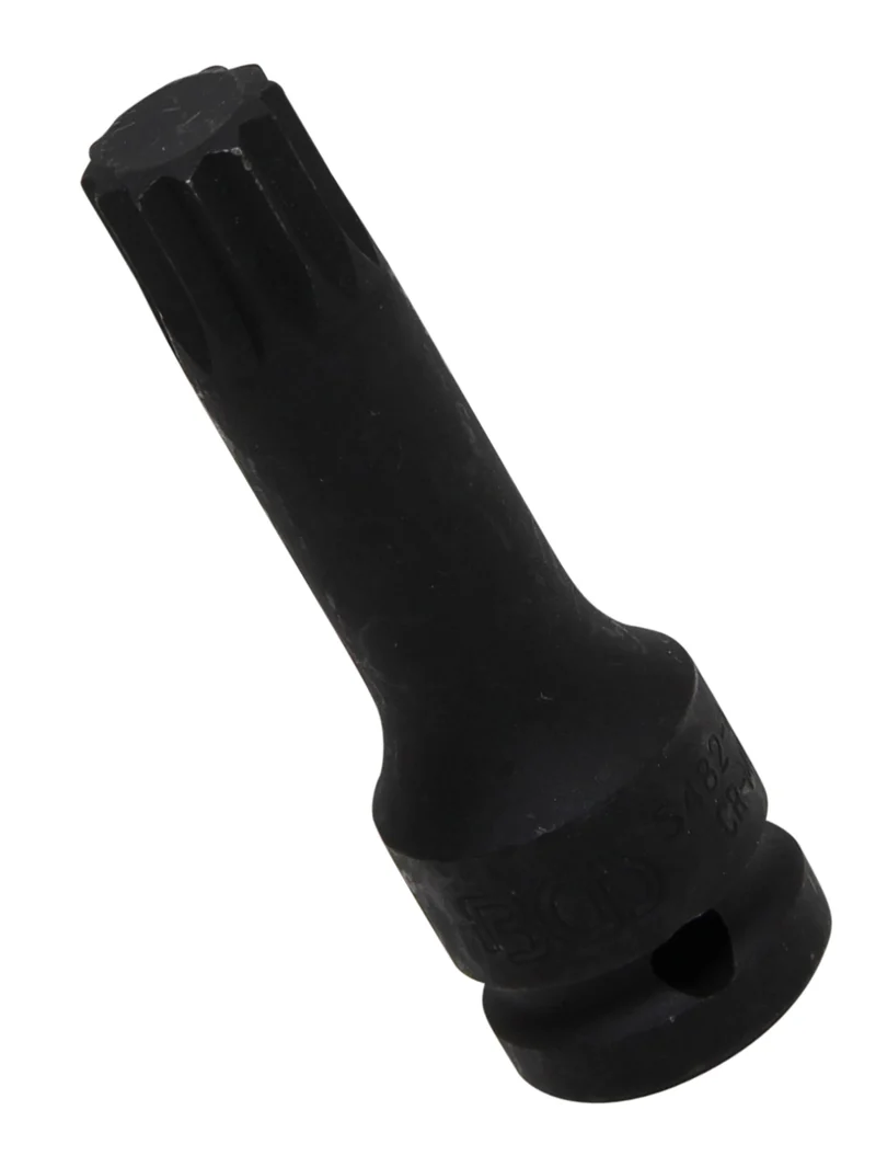 BGS 5482-M16 Kraft Biteinsatz Innenvielzahn XZN Einsatz M16 Länge 75mm Antrieb 12,5mm (1/2")