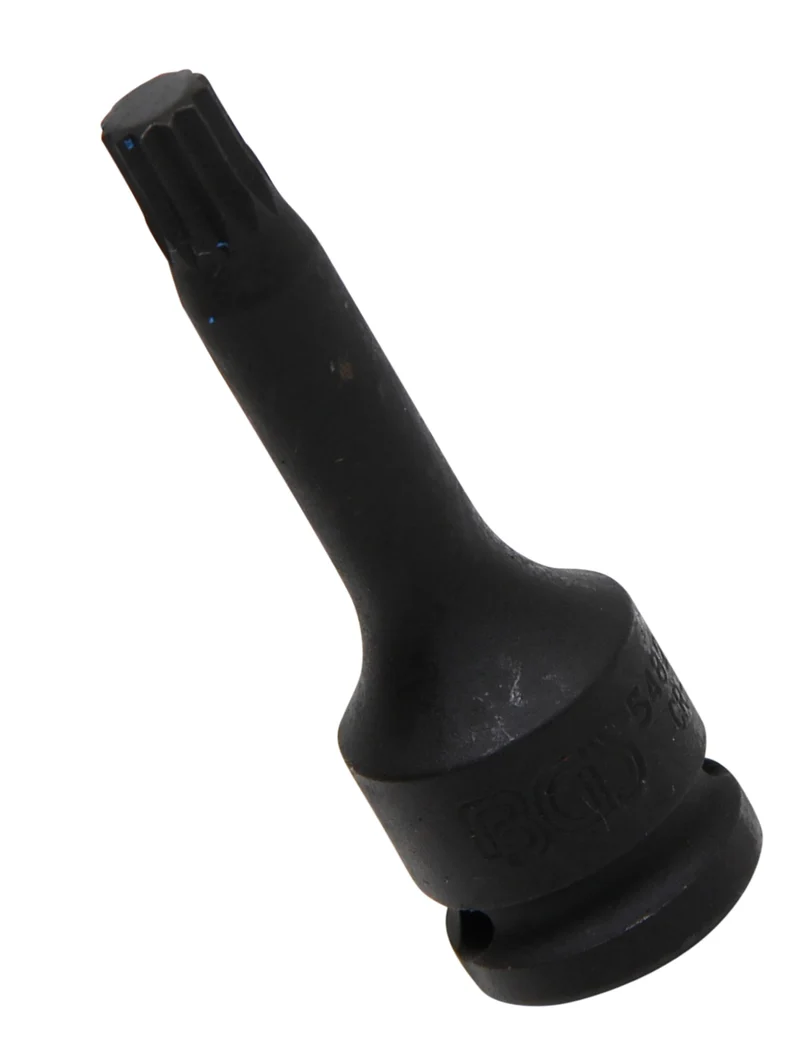 BGS 5482-M10 Kraft Biteinsatz Innenvielzahn XZN Einsatz M10 Länge 75mm Antrieb 12,5mm (1/2")