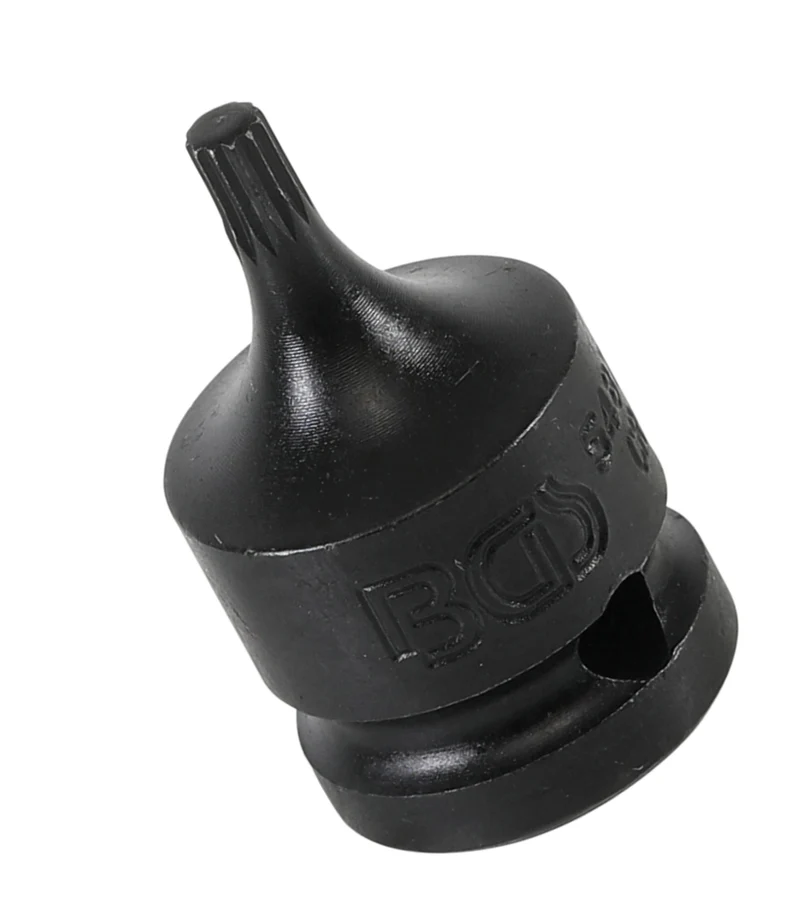 BGS 5487-M5 Kraft Biteinsatz Innenvielzahn XZN Einsatz M5 Länge 42mm Antrieb 12,5mm (1/2")