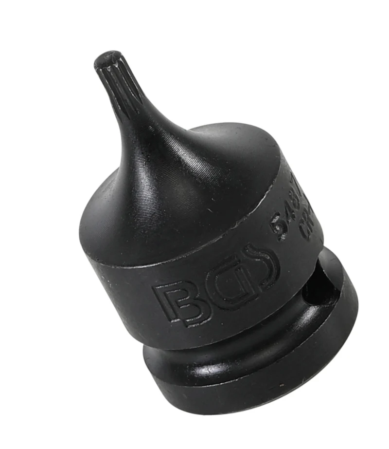 BGS 5487-M4 Kraft Biteinsatz Innenvielzahn XZN Einsatz M4 Länge 42mm Antrieb 12,5mm (1/2")