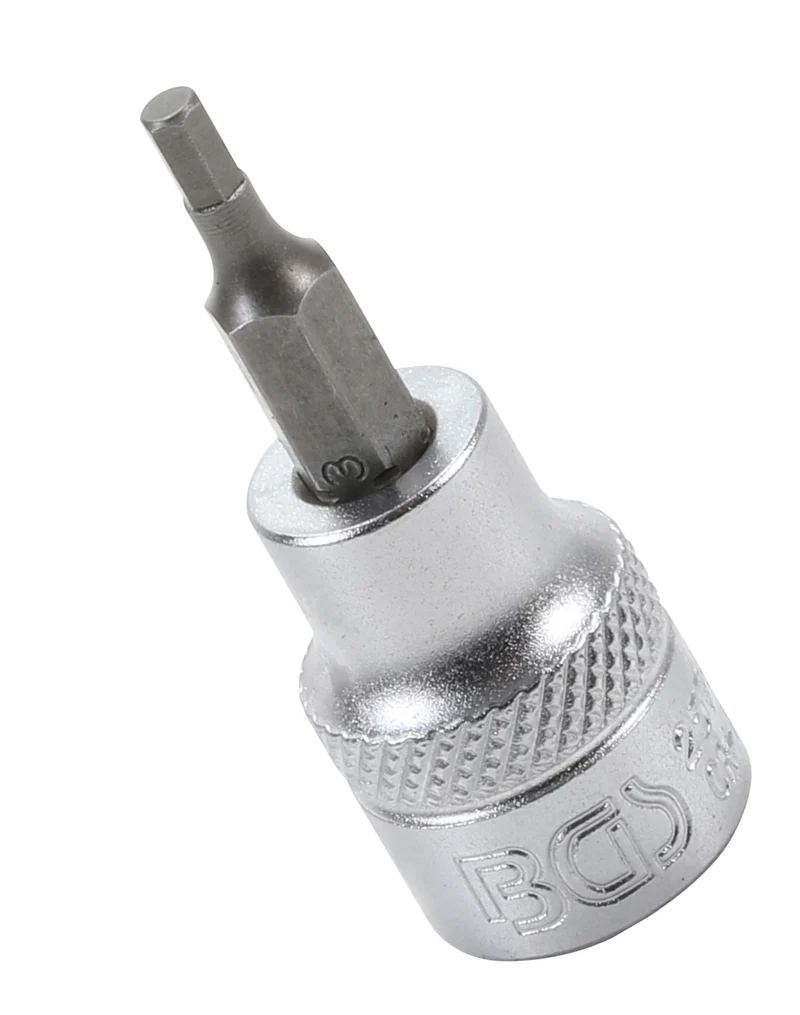 BGS 2576 Biteinsatz Innensechskant 3mm HX3 Länge 48mm Antrieb 10mm (3/8")