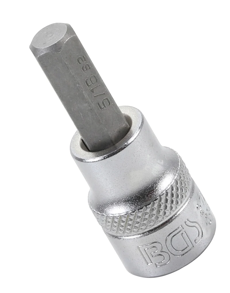 BGS 2727 Biteinsatz Innensechskant HX5/16" Länge 48mm Antrieb 10mm (3/8")
