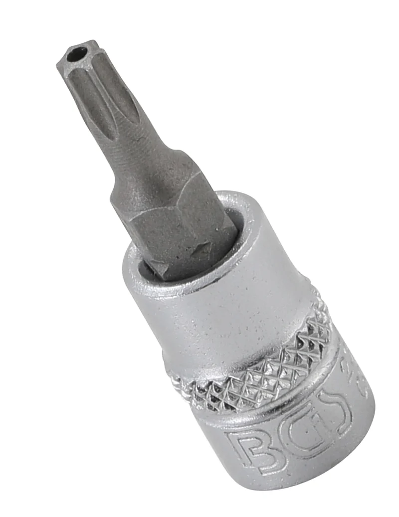 BGS 2359 Biteinsatz T-Profil (für Torx) mit Bohrung T20 Länge 38mm Antrieb 6,3mm (1/4")