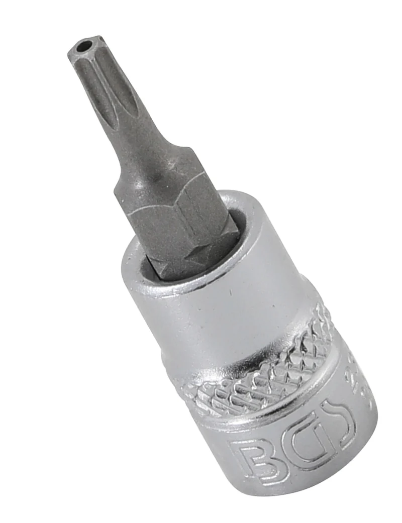 BGS 2358 Biteinsatz T-Profil (für Torx) mit Bohrung T15 Länge 38mm Antrieb 6,3mm (1/4")