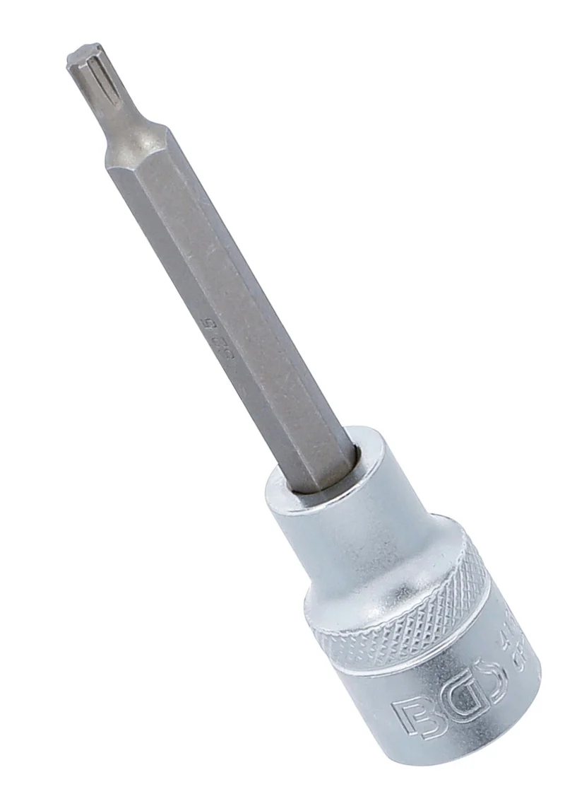 BGS 4160 Biteinsatz Keil-Profil (für RIBE) M5 Länge 100mm Antrieb 12,5mm (1/2")