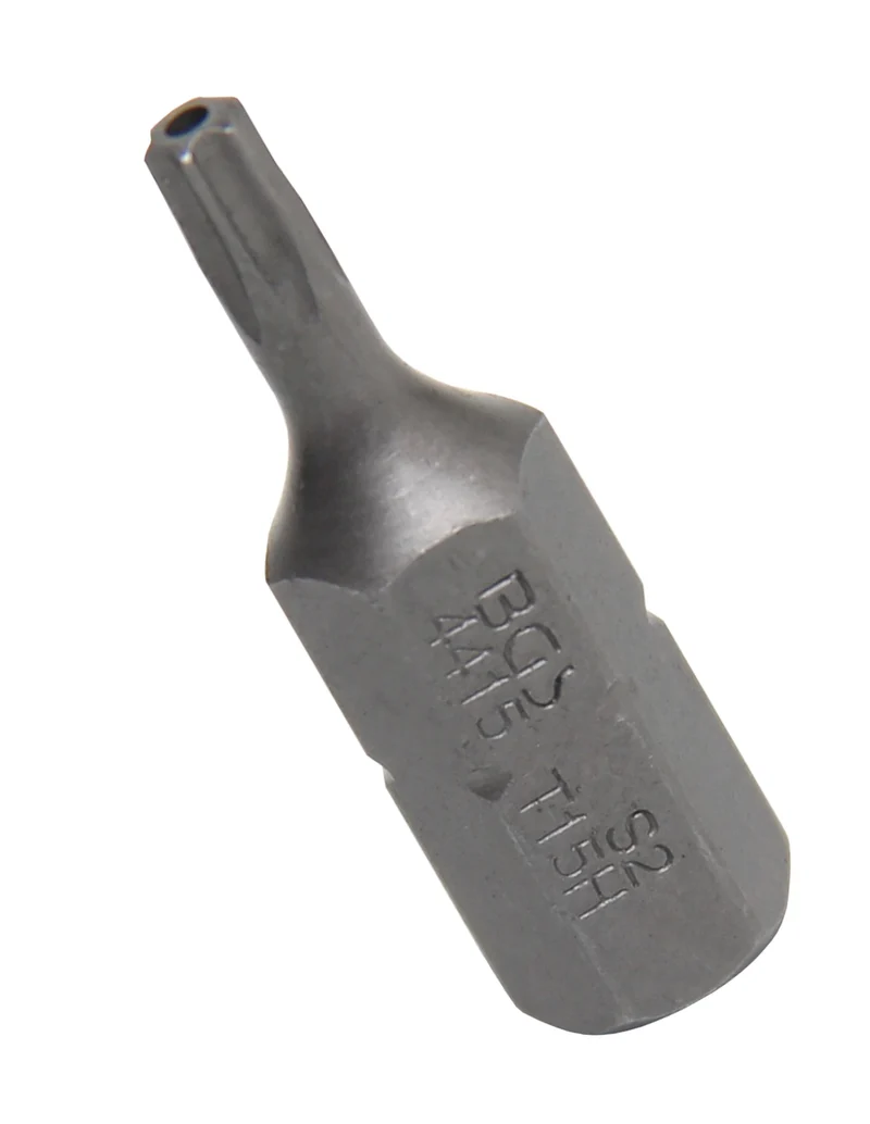 BGS 4415 Bit Nuss Stecknuss T-Profil (für Torx) mit Bohrung T15 Antrieb Außensechskant 8mm (5/16")
