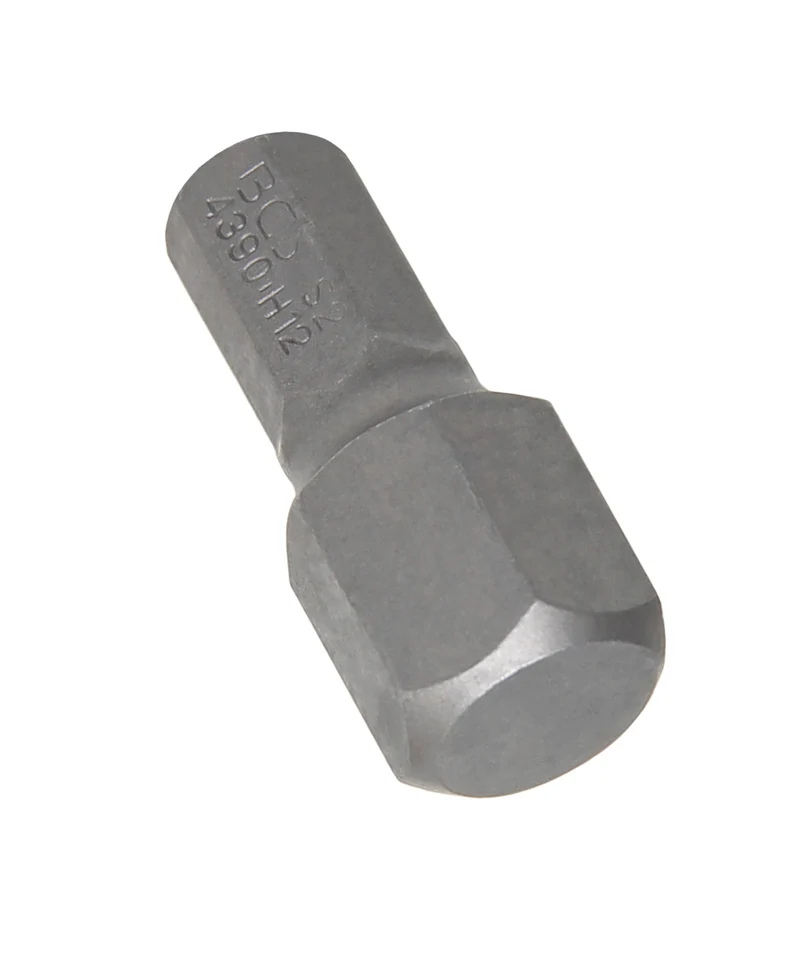 BGS 4390 Bit Nuss Stecknuss Innensechskant 12mm HX12 Antrieb Außensechskant 8mm (5/16")