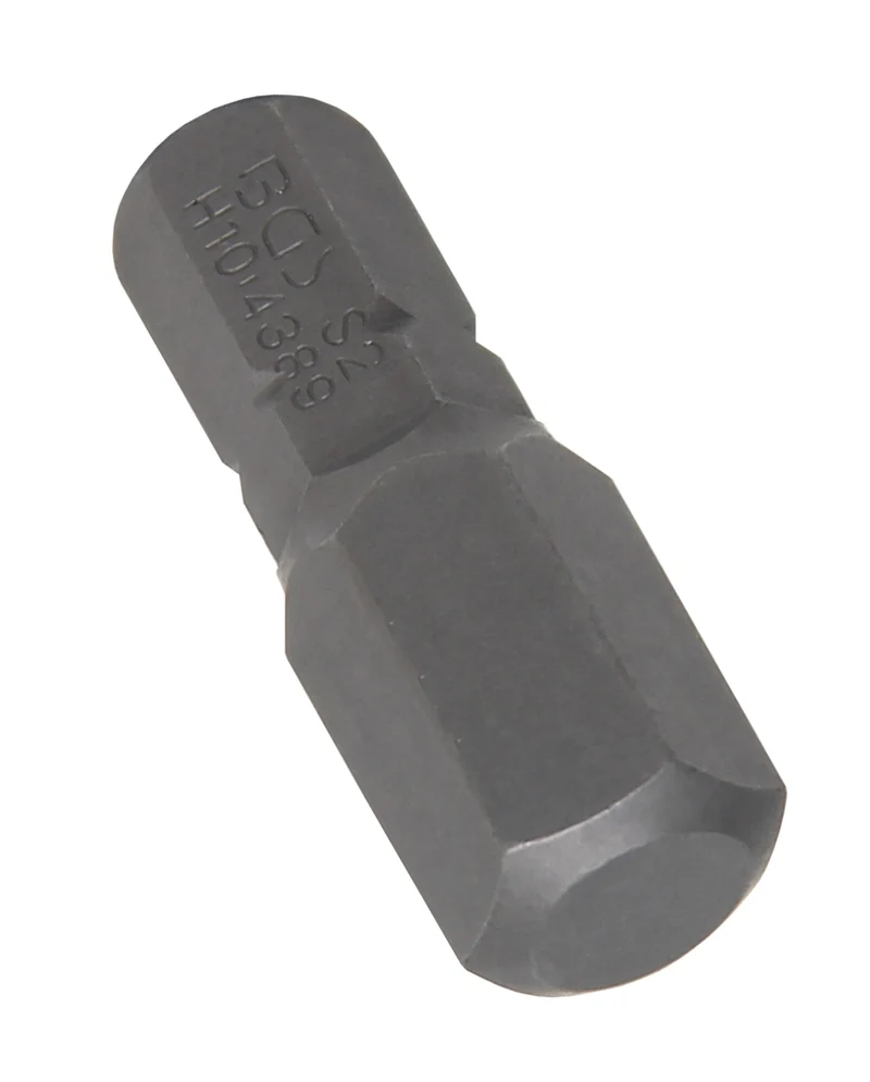 BGS 4389 Bit Nuss Stecknuss Innensechskant 10mm HX10 Antrieb Außensechskant 8mm (5/16")