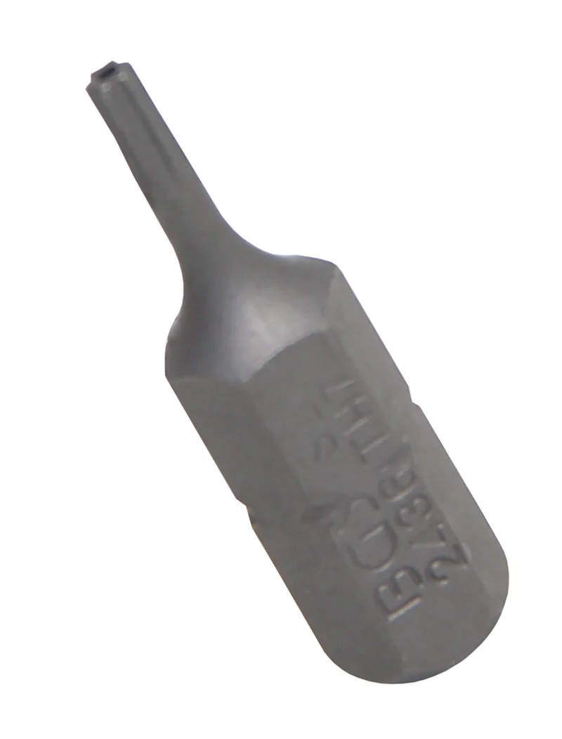 BGS 2436 Bit Nuss Stecknuss T-Profil (für Torx) mit Bohrung T7 Antrieb Außensechskant 6,3mm (1/4")
