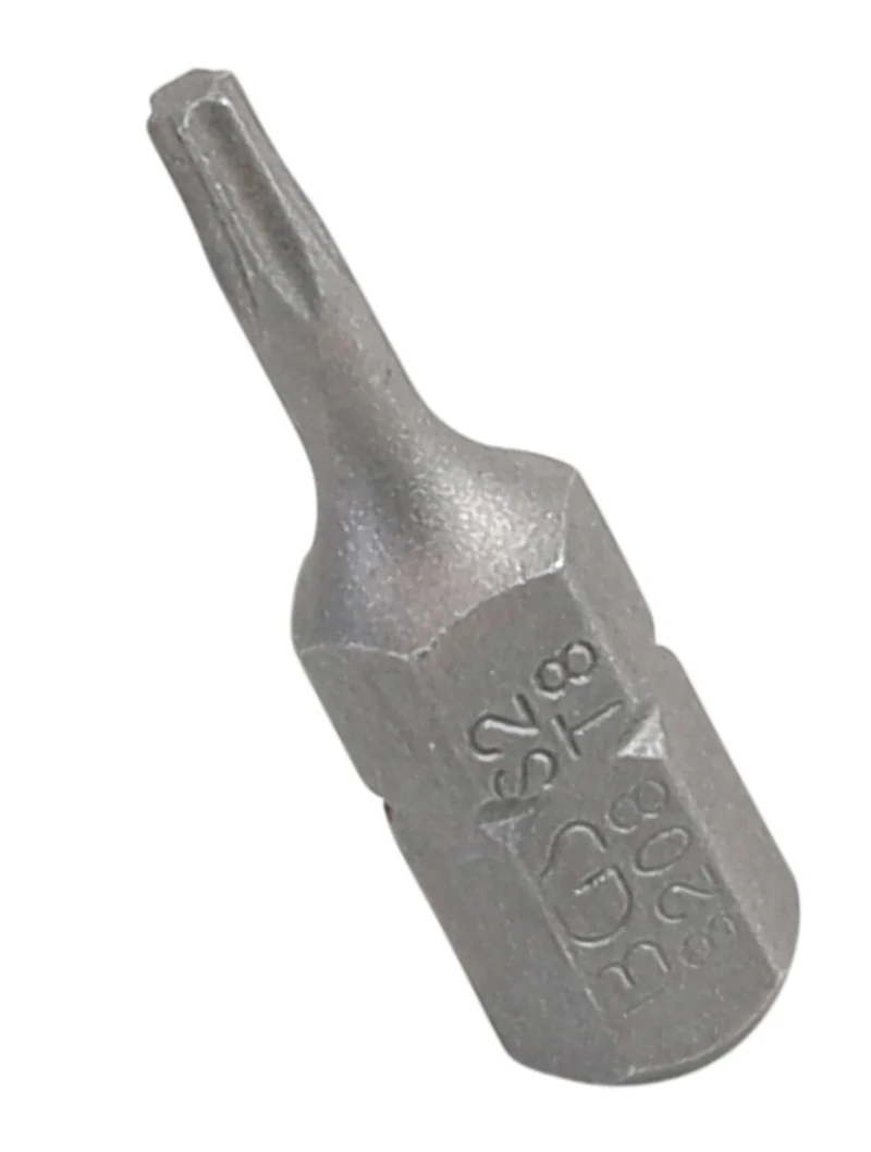 BGS 8208 Bit Nuss Stecknuss T-Profil (für Torx) T8 Antrieb Außensechskant 6,3mm (1/4")