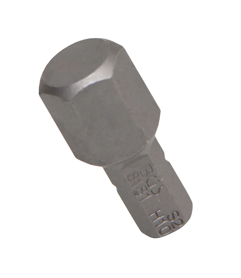 BGS 8181 Bit Nuss Stecknuss Innensechskant 10mm HX10 Antrieb Außensechskant 6,3mm (1/4")