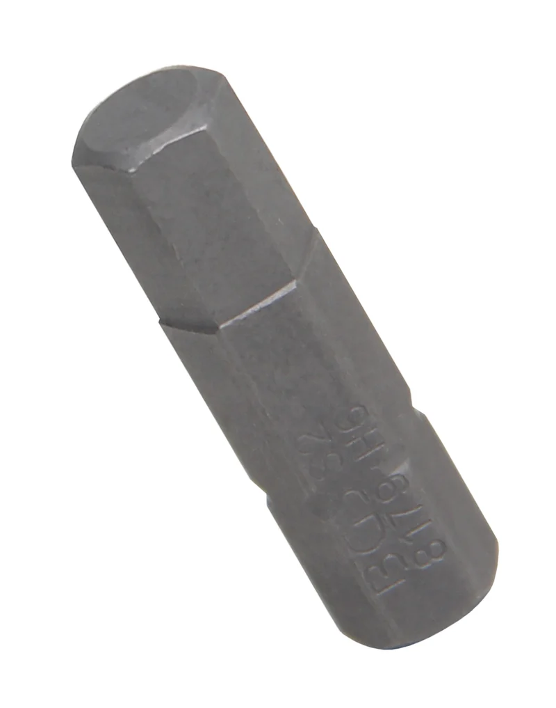 BGS 8179 Bit Nuss Stecknuss Innensechskant 6mm HX6 Antrieb Außensechskant 6,3mm (1/4")