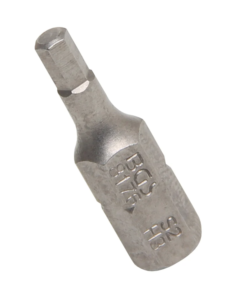 BGS 8176 Bit Nuss Stecknuss Innensechskant 3mm HX3 Antrieb Außensechskant 6,3mm (1/4")
