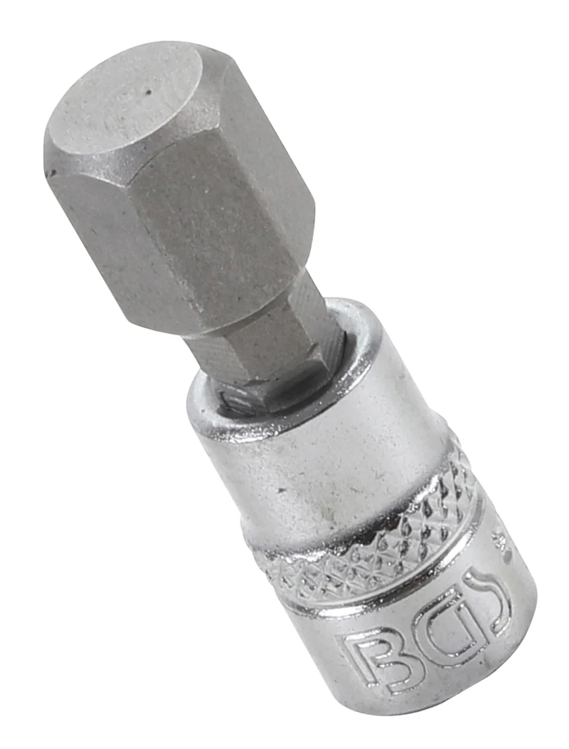 BGS 2161-10 Biteinsatz Innensechskant 10mm HX10 Länge 38mm Antrieb 6,3mm (1/4")