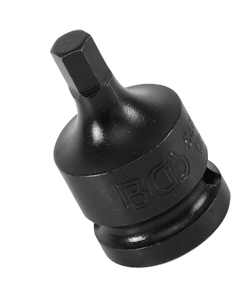 BGS 5485-7 Kraft Biteinsatz Innensechskant 7mm HX7 Länge 42mm Antrieb 12,5mm (1/2")