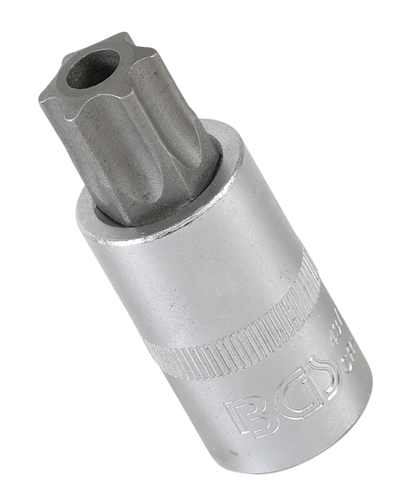BGS 4377 Biteinsatz Antrieb Innenvierkant 12,5mm (1/2") T-Profil (für Torx) mit Bohrung T70