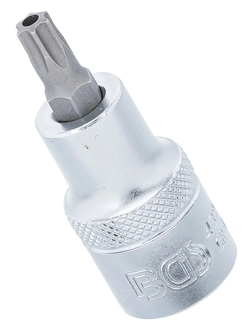 BGS 4326 Biteinsatz Antrieb Innenvierkant 12,5mm (1/2") T-Profil (für Torx) mit Bohrung T40