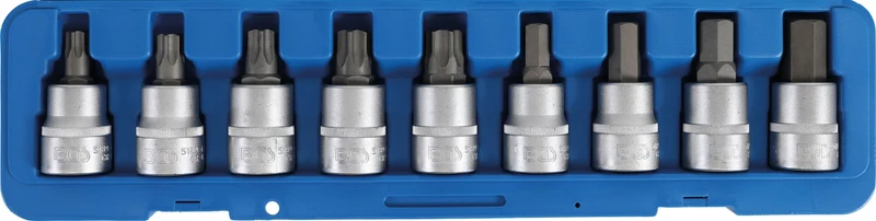 BGS 5189 Satz Biteinsätze Innensechskant Antrieb 20mm (3/4") T-Profil (für Torx)