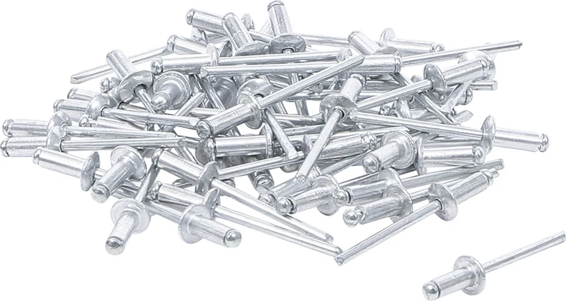 BGS DIY 75848 Sortiment Poppnieten / Blindnieten Ø4,0mm 50 teilig