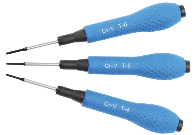 BGS DIY 803 Satz Präzisions Schraubendreher Abtrieb T-Profil (für Torx) T4 T5 T6