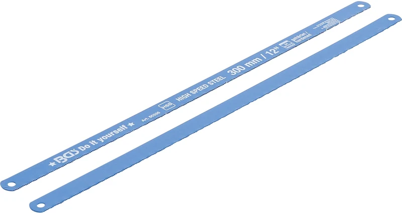BGS DIY 50335 Satz Sägeblätter HSS-Metall 13 x 300mm 2 teilig