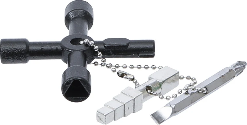 BGS DIY 9805 Universal Schlüssel für Schaltschränke Schaltanlagen