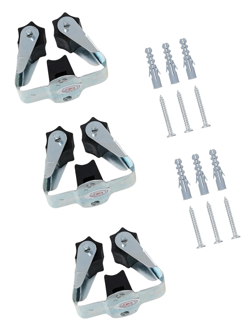 BGS DIY 85801 Satz Gerätehalter mit Befestigungsschrauben 3 teilig