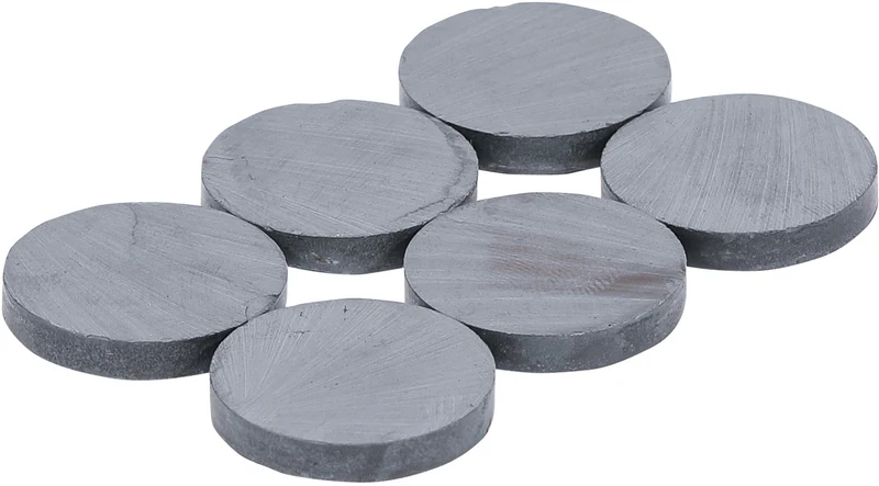 BGS DIY 79905 Satz Magnete Keramik rund Ø 25mm 6 teilig