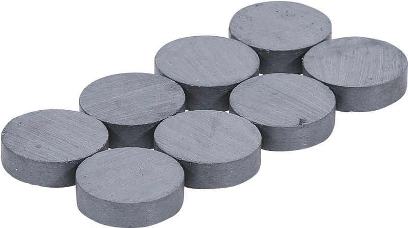 BGS DIY 79903 Satz Magnete Keramik rund Ø 18mm 8 teilig