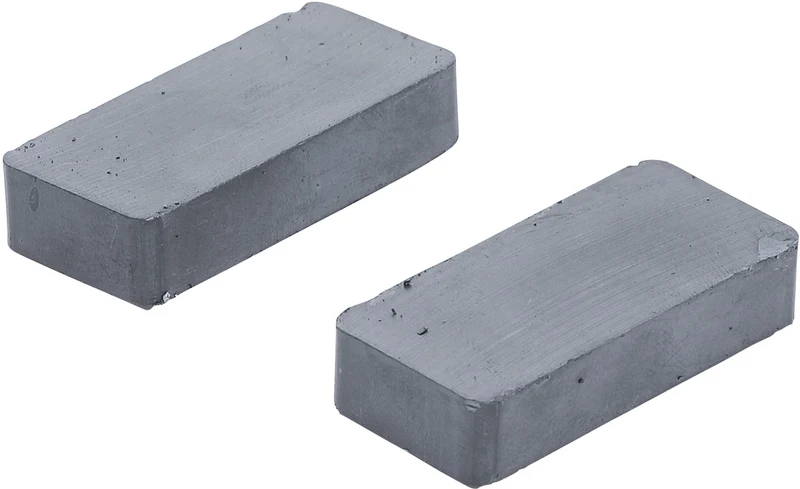 BGS DIY 79901 Satz Magnete Keramik rechteckig 2 teilig
